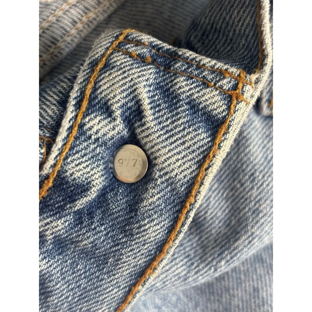 Vintage Levis 505 Shorts 40 Regular Fit Blue Jean Light Wash Jorts Y2K Dad 0850